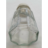 Vintage glazen zoutstrooier met kunststof dop